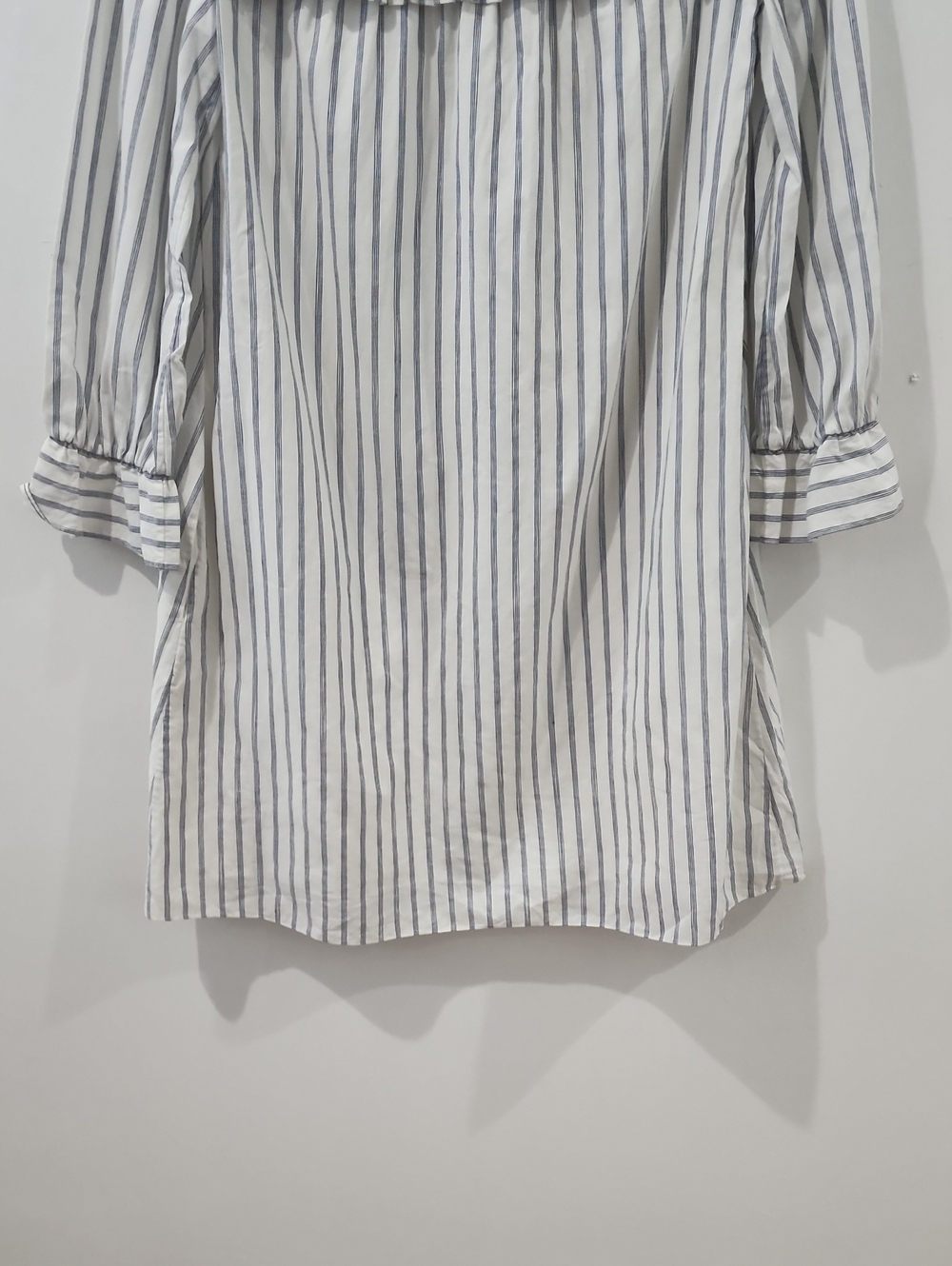 Celine Striped Ruffle Dresss - Picture 9 of 13